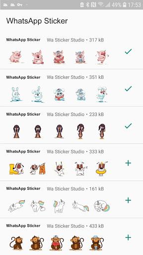 Funny Animals Sticker for WhatsApp -WAStickerApps - عکس برنامه موبایلی اندروید