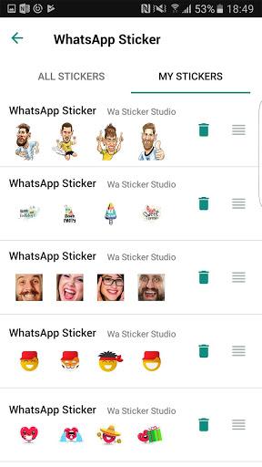 Football Star Stickers for WhatsApp, WAStickerApps - Image screenshot of android app