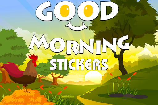 WAStickerApps Morning - Image screenshot of android app
