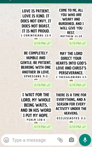 Christian Stickers - Image screenshot of android app