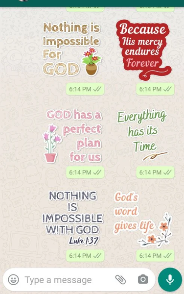 Christian Stickers - Image screenshot of android app