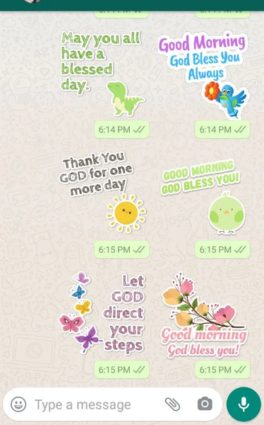 Christian Stickers - Image screenshot of android app