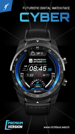 Cyber Watch Face - Image screenshot of android app