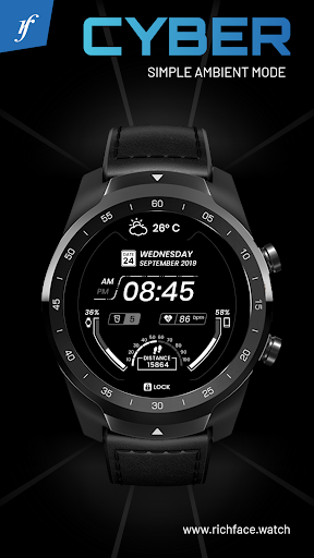 Cyber Watch Face - عکس برنامه موبایلی اندروید