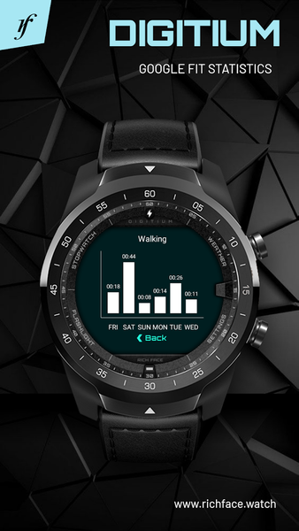 Digitium Watch Face - Image screenshot of android app