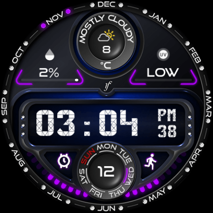 E-Line Watch Face - Image screenshot of android app