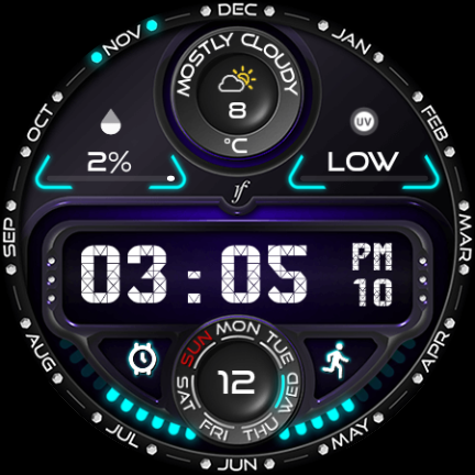 E-Line Watch Face - Image screenshot of android app