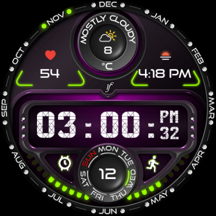 E-Line Watch Face - Image screenshot of android app