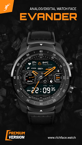 Evander Watch Face - Image screenshot of android app