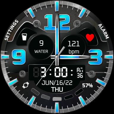 Ferrum Watch Face - Image screenshot of android app