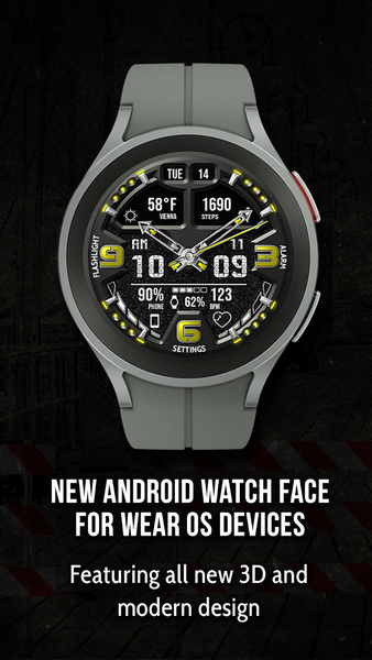 Metrix Watch Face - عکس برنامه موبایلی اندروید