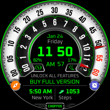 Choffee Lite Watch Face - Image screenshot of android app