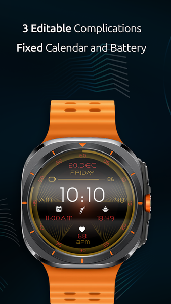 LedEdge Watch Face - Image screenshot of android app