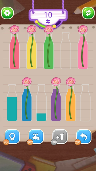 Water Tube Sort: Water Puzzle - عکس بازی موبایلی اندروید