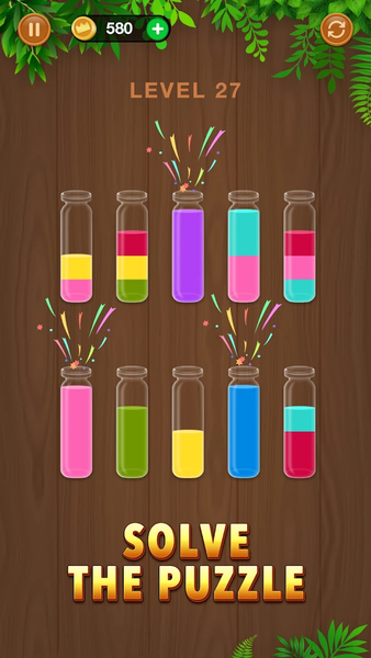 Sort Em All -- Water Puzzle - Gameplay image of android game
