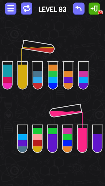 Water Sort - puzzle games - Gameplay image of android game