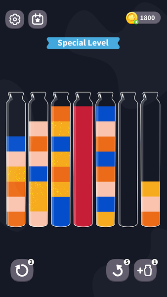 Color Water Sort - Gameplay image of android game