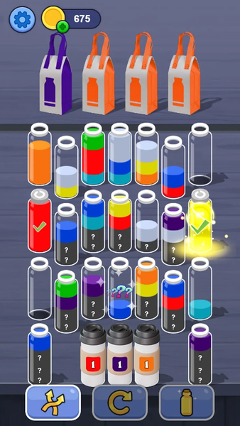 Water SortPuz 3D: Color Sort - Gameplay image of android game