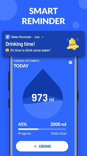 Water Reminder: Drink Reminder - عکس برنامه موبایلی اندروید