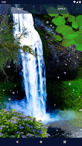 Waterfall Live Wallpaper - عکس برنامه موبایلی اندروید