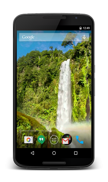 Waterfall 3D Live Wallpaper - Image screenshot of android app