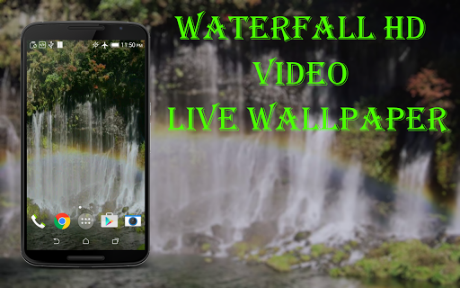 Waterfall HD Live Wallpaper - Image screenshot of android app