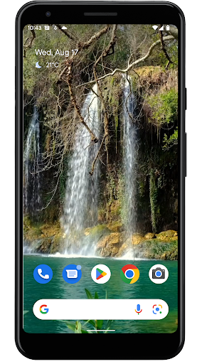 Waterfalls HD. Video Wallpaper - Image screenshot of android app