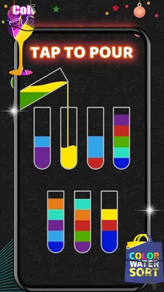 Sort Water - Puzzle 2024 - Gameplay image of android game