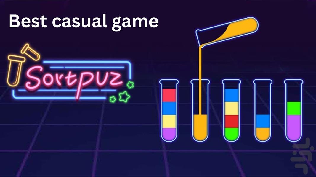 Water SortPuz 2023 - Gameplay image of android game