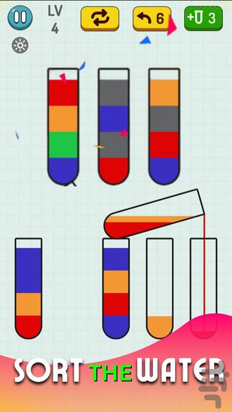 Water SortPuz 2023 - Gameplay image of android game