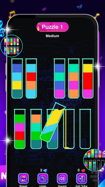 Water Sort Color 2024 - Gameplay image of android game