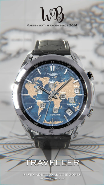 Traveller Watch face - Image screenshot of android app