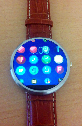 Bubble Launcher For Wear OS (Android Wear) - Image screenshot of android app