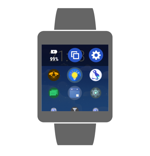 Bubble Launcher For Wear OS (Android Wear) - عکس برنامه موبایلی اندروید