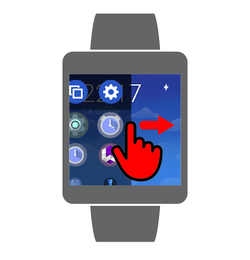Bubble Launcher For Wear OS (Android Wear) - Image screenshot of android app
