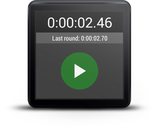 Stopwatch For Wear OS (Android Wear) - عکس برنامه موبایلی اندروید