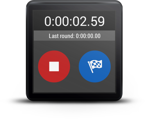 Stopwatch For Wear OS (Android Wear) - عکس برنامه موبایلی اندروید