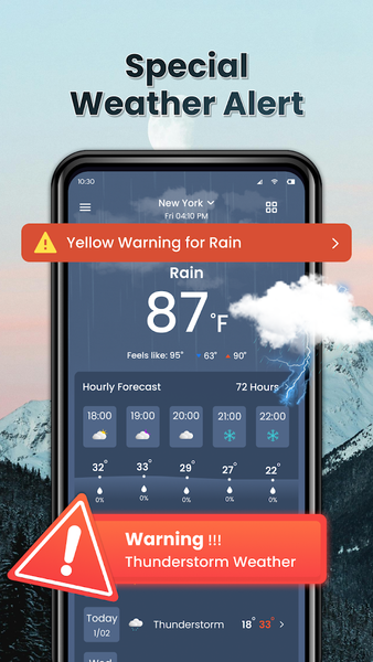 WeatherGo: Weather Forecast - عکس برنامه موبایلی اندروید