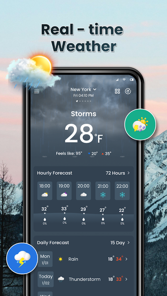 WeatherGo: Weather Forecast - Image screenshot of android app