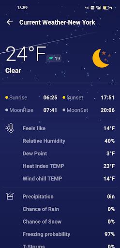 Weather Forecast - عکس برنامه موبایلی اندروید