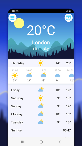 Weather Forecast: Live Forecas - عکس برنامه موبایلی اندروید