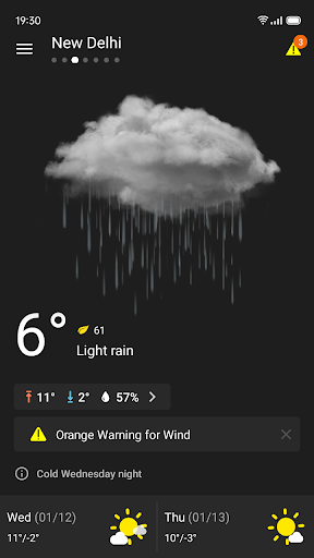 Live Weather & Radar - Alerts - عکس برنامه موبایلی اندروید