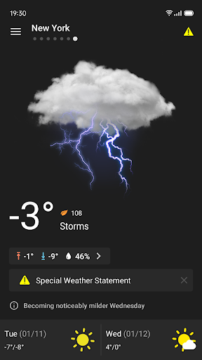 Live Weather & Radar - Alerts - Image screenshot of android app