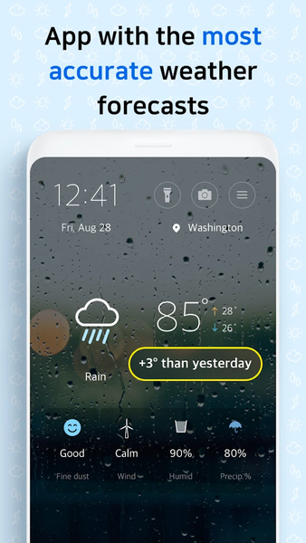 Weather Screen - Forecast - Image screenshot of android app