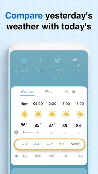 Weather Screen - Forecast - عکس برنامه موبایلی اندروید