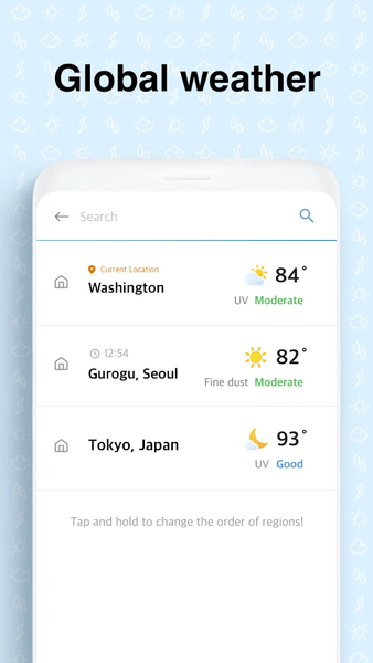 Weather Screen - Forecast - عکس برنامه موبایلی اندروید
