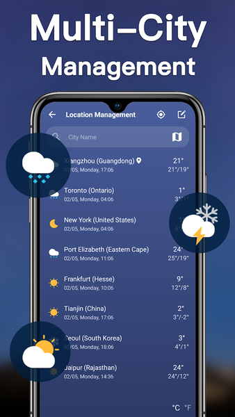 Weather - Weather Live - عکس برنامه موبایلی اندروید
