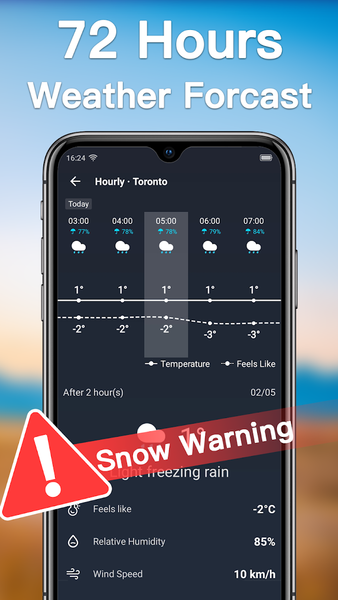 Weather - Weather Live - عکس برنامه موبایلی اندروید