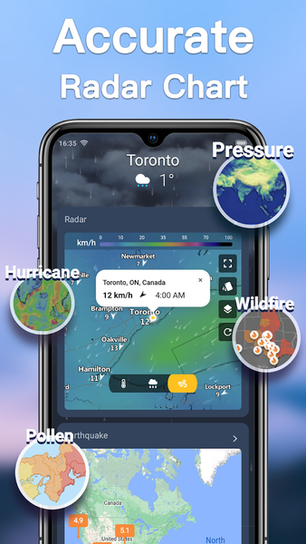 Weather - Weather Live - عکس برنامه موبایلی اندروید