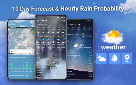 Live Weather: Weather Forecast - عکس برنامه موبایلی اندروید